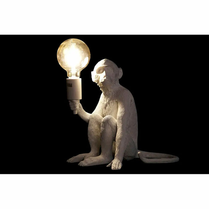 Desk lamp DKD Home Decor 33 x 32 x 31 cm Black White Resin 220 V 50 W (2 Units) - Декорация и Осветление<<<Дом