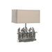 Desk lamp DKD Home Decor 36 x 21,5 x 43 cm Silver Beige Metal Resin 220 V 50 W - Декорация и Осветление<<<Дом