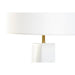 Desk lamp DKD Home Decor 8424001847242 33 x 33 x 67 cm Ceramic Golden Metal White 220 V 50 W - Декорация и