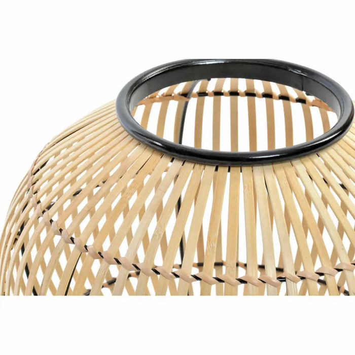 Desk lamp DKD Home Decor Black Metal Brown Bamboo (36 x 36 x 37 cm) - Декорация и Осветление<<<Дом