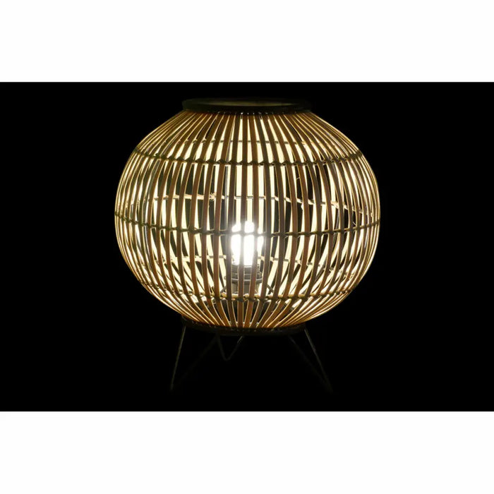 Desk lamp DKD Home Decor Black Metal Brown Bamboo (36 x 36 x 37 cm) - Декорация и Осветление<<<Дом