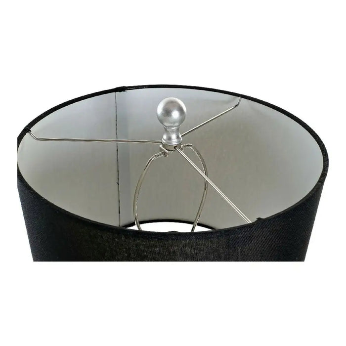Desk lamp DKD Home Decor Black Silver Polyester Acrylic Resin 220 V 60 W (33 x 33 x 74 cm) - Декорация и