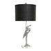 Desk lamp DKD Home Decor Black Silver Polyester Acrylic Resin 220 V 60 W (33 x 33 x 74 cm) - Декорация и