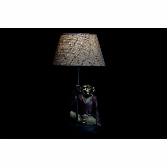 Desk lamp DKD Home Decor Brown Multicolour Colonial 220 V 50 W Monkey (27 x 25 x 44,5 cm) - Декорация и