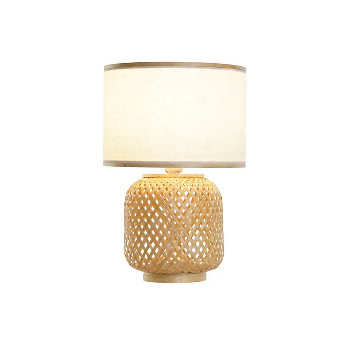 Desk lamp DKD Home Decor Brown Natural Bamboo 50 W 220 V 26 x 26 x 39 cm - Декорация и Осветление<<<Дом
