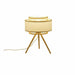 Desk lamp DKD Home Decor Brown Polyester White Bamboo (36 x 36 x 48 cm) - Декорация и Осветление<<<Дом