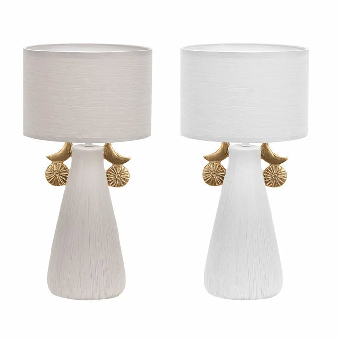 Desk lamp DKD Home Decor Ceramic Polyester (22 x 22 x 44 cm) (2 Units) - Декорация и Осветление<<<Дом
