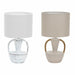 Desk lamp DKD Home Decor Ceramic Polyester 50 W (20 x 20 x 35 cm) (2 Units) - Декорация и Осветление<<<Дом