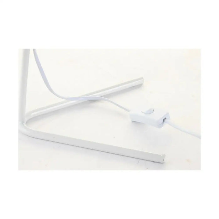 Desk lamp DKD Home Decor Golden Metal Linen White 50 W Modern (25 x 31 x 57 cm) (2 Units) - Декорация и