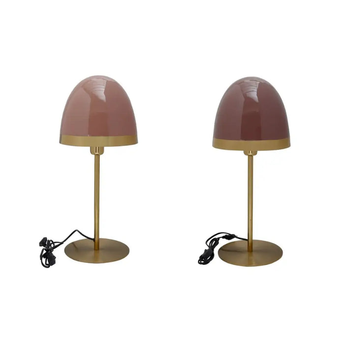 Desk lamp DKD Home Decor Metal Modern (23 x 23 x 55 cm) (2 Units) - Декорация и Осветление<<<Дом
