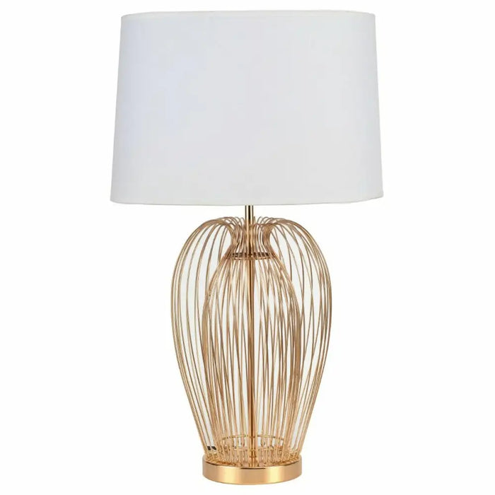 Desk lamp DKD Home Decor Metal White 220 V 35 x 35 x 63 cm 50 W (2 Units) - Декорация и Осветление<<<Дом