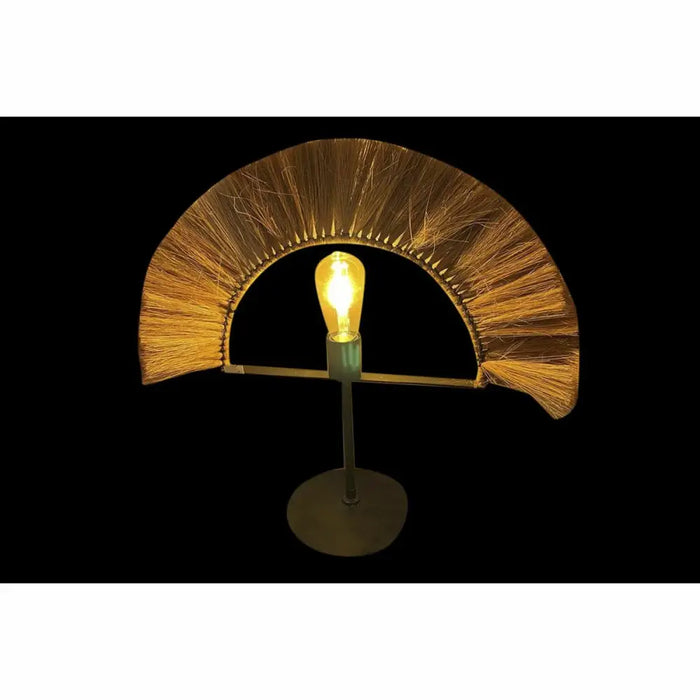 Desk lamp DKD Home Decor Natural Black Iron Jute (57 x 17 x 52 cm) - Декорация и Осветление<<<Дом