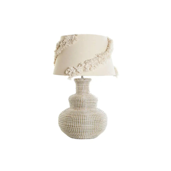 Desk lamp DKD Home Decor White Brown 50 W 220 V 42 x 42 x 70 cm - Декорация и Осветление<<<Дом