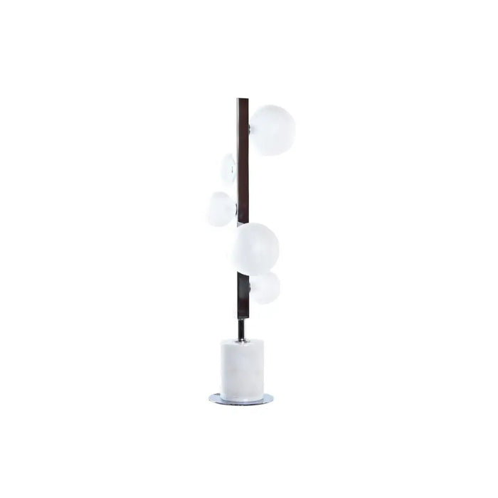 Desk lamp DKD Home Decor White Silver Crystal Marble 220 V 15 x 15 x 68 cm - Декорация и Осветление<<<Дом