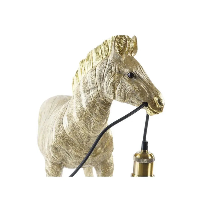 Desk lamp DKD Home Decor Zebra Golden 220 V 50 W Modern (55 x 22 x 51 cm) - Декорация и Осветление<<<Дом