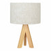 Desk lamp EDM 32160 Wood Cloth 18 x 18 x 30 cm E27 - Декорация и Осветление<<<Дом Градина<<<BigBuy&&&Лампи<<<Декорация