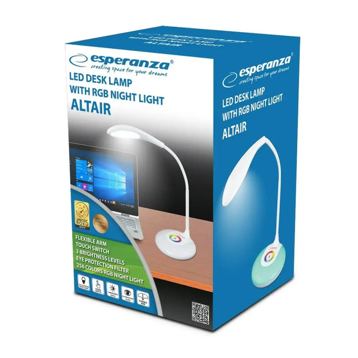 Desk lamp Esperanza ELD102 White 80 Plastic 13 x 21 x 13 cm - Лампи<<<Декорация и Осветление<<<Дом