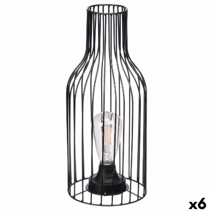 Desk lamp Gift Decor Black Bottle (6 Units) - Декорация и Осветление<<<Дом Градина<<<BigBuy&&&Лампи<<<Декорация и