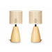 Desk lamp Gift Decor Brown 60 W 2 Units - Декорация и Осветление<<<Дом Градина<<<BigBuy&&&Лампи<<<Декорация и