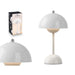 Desk lamp Gift Decor White 1,5 W Mushroom (4 Units) - Декорация и Осветление<<<Дом Градина<<<BigBuy&&&Лампи<<<Декорация