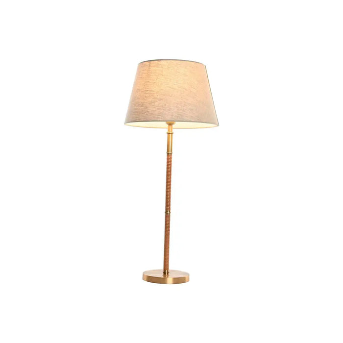 Desk lamp Home ESPRIT Beige Golden Natural 50 W 220 V - Декорация и Осветление<<<Дом