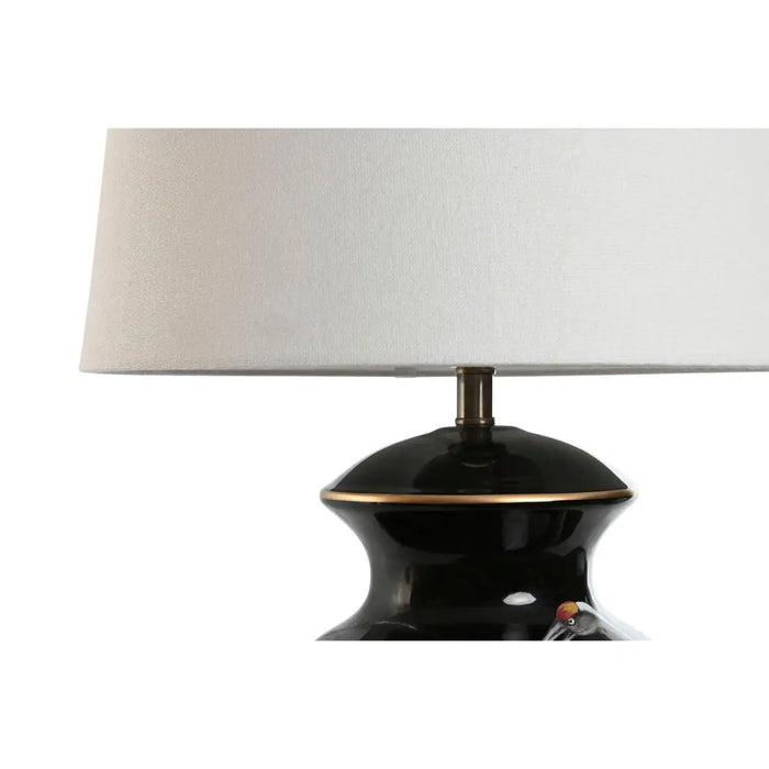 Desk lamp Home ESPRIT Black Golden Ceramic 50 W 220 V 40 x 40 x 70 cm - Декорация и Осветление<<<Дом