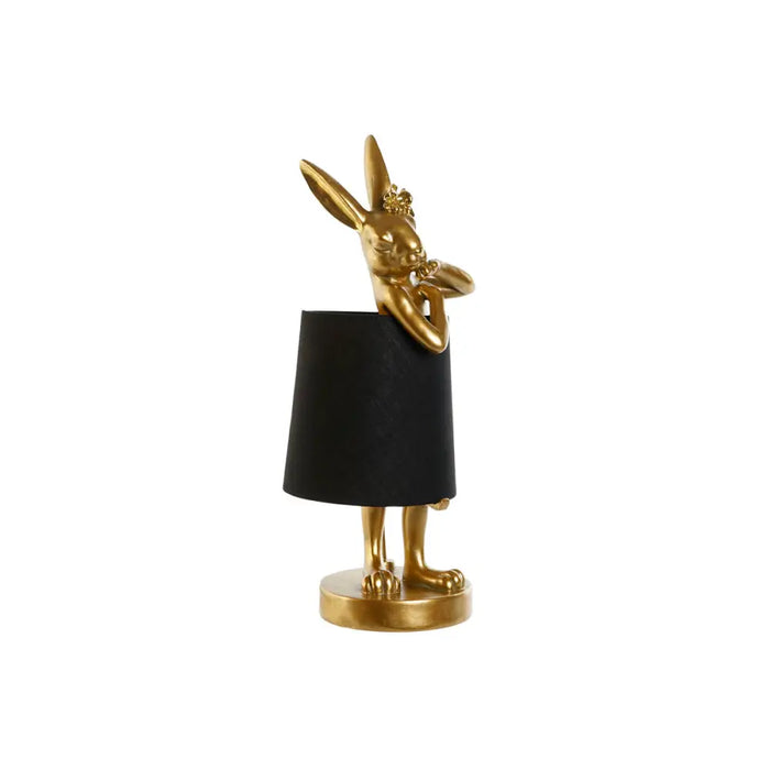 Desk lamp Home ESPRIT Black Golden Resin 40 W 220 V 16 x 16 x 43 cm - Декорация и Осветление<<<Дом