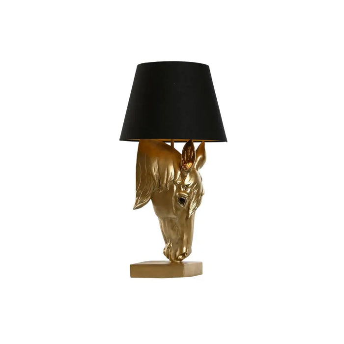 Desk lamp Home ESPRIT Black Golden Resin 50 W 220 V 30 x 30 x 59 cm - Декорация и Осветление<<<Дом