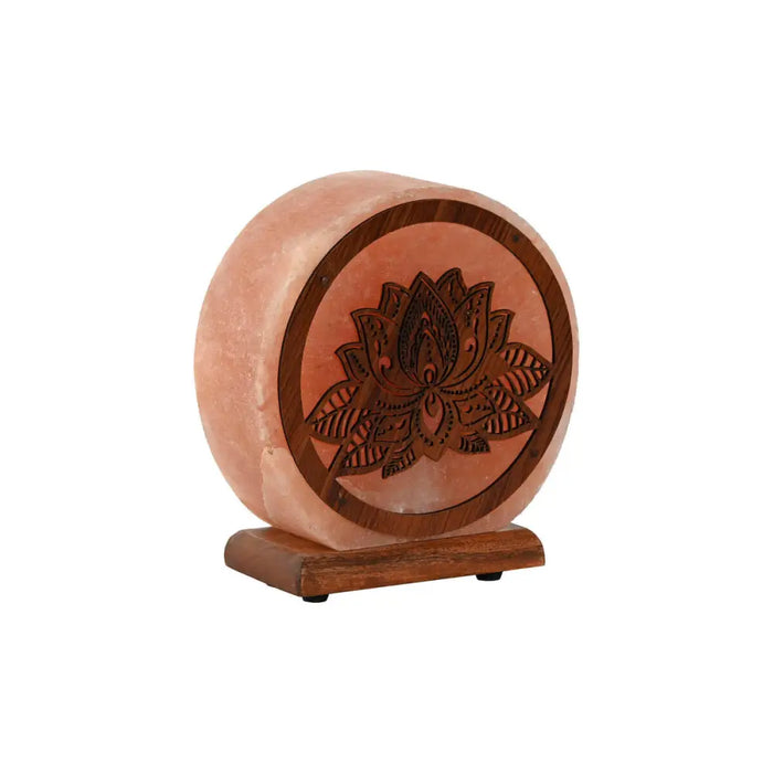 Desk lamp Home ESPRIT Brown Pink Wood Salt 15 W 220 V 16 x 7 x 18 cm - Декорация и Осветление<<<Дом