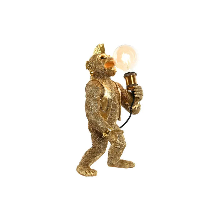 Desk lamp Home ESPRIT Golden Resin 50 W 220 V 25 x 24 x 48 cm (2 Units) - Декорация и Осветление<<<Дом