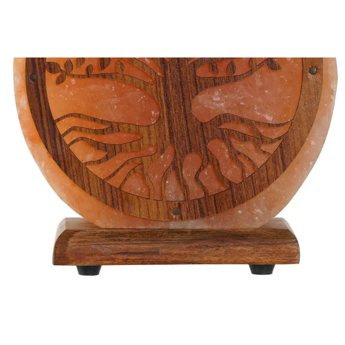 Desk lamp Home ESPRIT Tree Brown Pink Wood Salt 15 W 220 V 16 x 7 x 18 cm - Декорация и Осветление<<<Дом