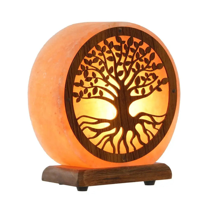 Desk lamp Home ESPRIT Tree Brown Pink Wood Salt 15 W 220 V 16 x 7 x 18 cm - Декорация и Осветление<<<Дом