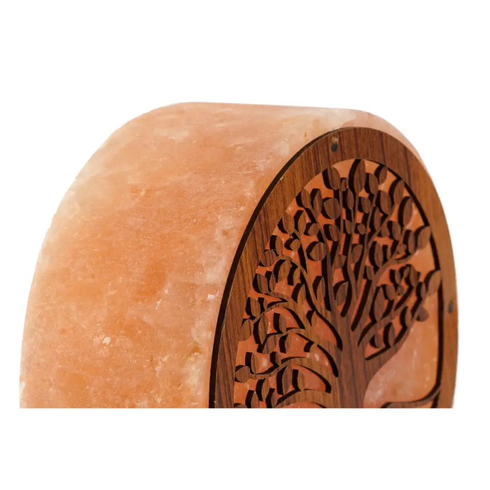 Desk lamp Home ESPRIT Tree Brown Pink Wood Salt 15 W 220 V 16 x 7 x 18 cm - Декорация и Осветление<<<Дом