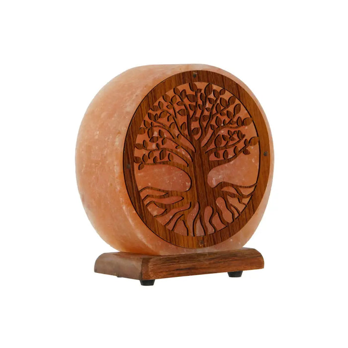 Desk lamp Home ESPRIT Tree Brown Pink Wood Salt 15 W 220 V 16 x 7 x 18 cm - Декорация и Осветление<<<Дом