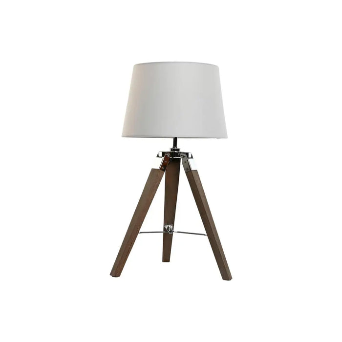 Desk lamp Home ESPRIT White Brown Wood 36 x 36 x 60 cm - Декорация и Осветление<<<Дом