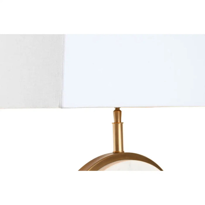 Desk lamp Home ESPRIT White Golden 50 W 220 V - Декорация и Осветление<<<Дом Градина<<<BigBuy&&&Лампи<<<Декорация и
