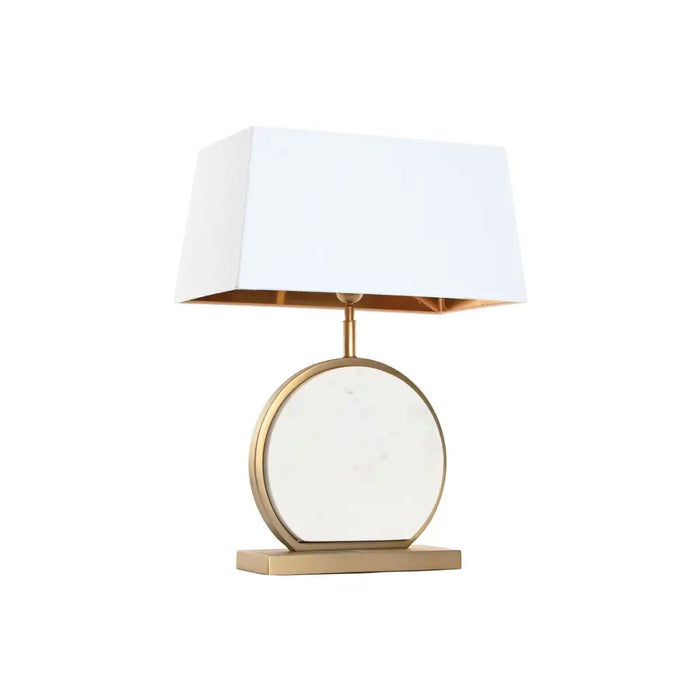 Desk lamp Home ESPRIT White Golden 50 W 220 V - Декорация и Осветление<<<Дом Градина<<<BigBuy&&&Лампи<<<Декорация и