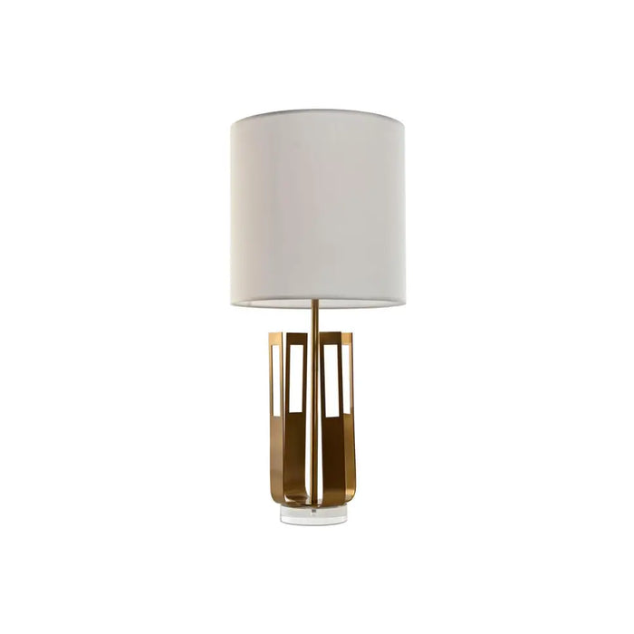 Desk lamp Home ESPRIT White Golden Iron 50 W 220 V 35 x 35 x 78 cm - Декорация и Осветление<<<Дом