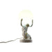 Desk lamp Home ESPRIT White Golden Resin Plastic 220 V 14 x 14 x 32 cm - Декорация и Осветление<<<Дом