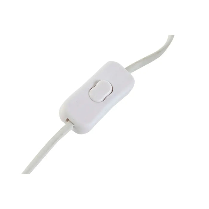 Desk lamp Home ESPRIT White Natural Terracotta Metal Bamboo 50 W 220 V 22 x 22 x 33 cm (2 Units) - Декорация и