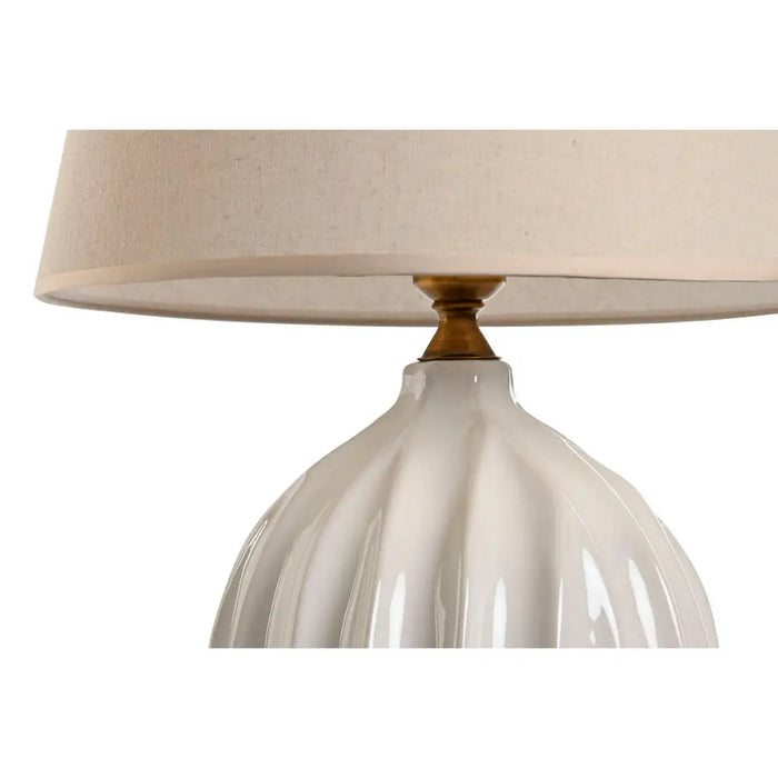 Desk lamp Home ESPRIT White Porcelain 50 W 220 V 40 x 40 x 60 cm - Декорация и Осветление<<<Дом