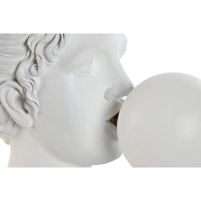 Desk lamp Home ESPRIT White Resin Plastic 220 V 20 x 36 x 31 cm - Декорация и Осветление<<<Дом