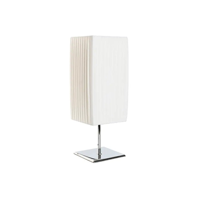 Desk lamp Home ESPRIT White Silver Polyethylene Iron 50 W 220 V 15 x 15 x 43 cm - Декорация и Осветление<<<Дом