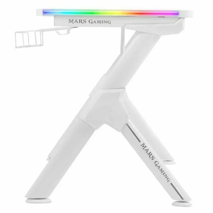 Desk Mars Gaming MGDXLRGBW LED RGB White Steel 160 x 60 cm - Компютър Игри<<<Компютри| Електроника<<<BigBuy&&&Аксесоари