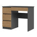 Desk MIJAS LEFT 98x51x76 cm Anthracite/Artisan - Traditional desksBIR-TRA<<<DesksBIR<<<ActionPL