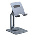 Desktop Biaxial Foldable Metal Stand Baseus (for Tablets) Space Grey - Bases and stands<<<stands<<<tripods<<<Selfie