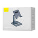 Desktop Biaxial Foldable Metal Stand Baseus (for Tablets) Space Grey - Bases and stands<<<stands<<<tripods<<<Selfie