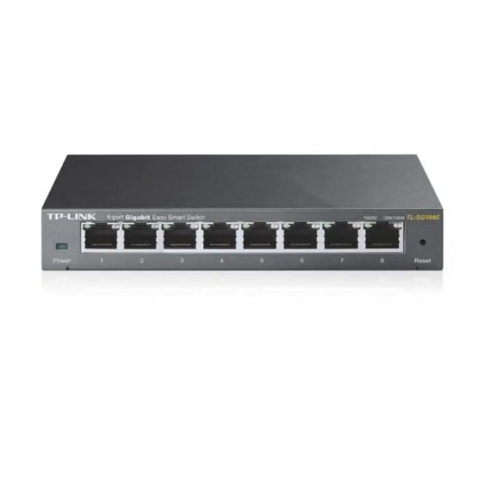 Desktop Switch TP-Link Easy Smart TL-SG108E 8P Gigabit - Компютър Мрежи и компоненти<<<Компютри|