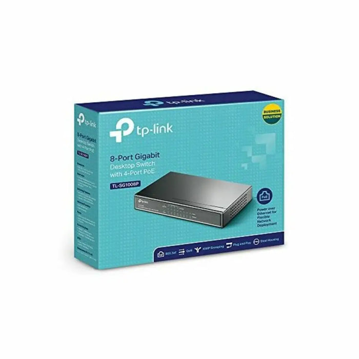 Desktop Switch TP-Link NSWSSO0118 8P Gigabit 4xPoE - Компютър Мрежи и компоненти<<<Компютри|