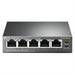 Desktop Switch TP-Link TL-SG1005P LAN PoE Grey - Компютър Мрежи и компоненти<<<Компютри|